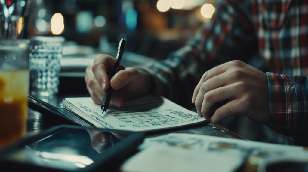 Tipped worker calculating earnings to meet Connecticut's minimum wage.