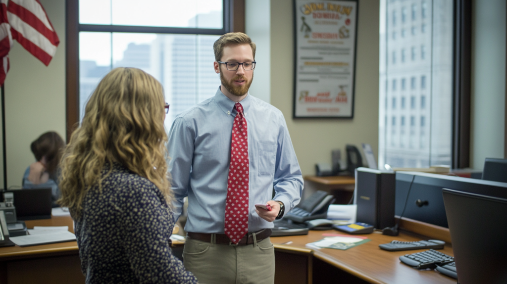 Ohio representative advising employee on overtime rights.