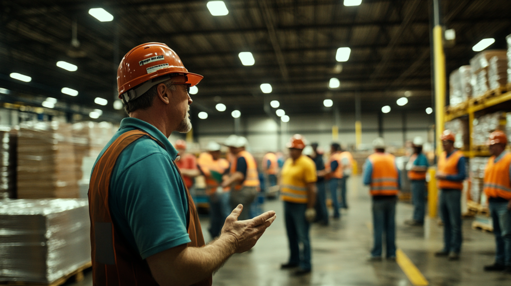 Employer discussing meal and rest breaks under Washington Break Law.